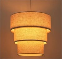 Eco-homely Plug in Pendant Light, Drum Shape, Hang