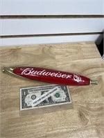 Budweiser beer advertising tap handle