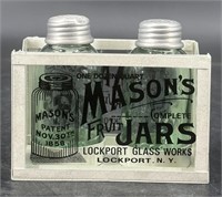 Vintage Style Masons Fruit Jars S&P Shakers In