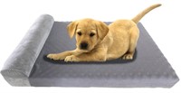 Memory Foam Pet Bed with Pillow, Removable Jacket,