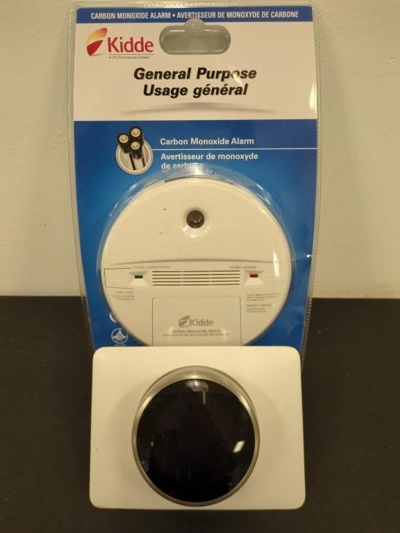 Used Nest Thermostat & New Carbon Monoxide Alarm
