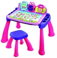 VTech Touch and Learn Activity Desk Deluxe, Pink -