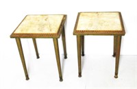 Marble Top Tables 13.5 x 13.5 x 16.5"T