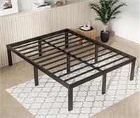 Queen Bed Frame, Metal Platform Bed Frame - UNUSED