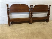 (2) Cherry Twin Beds