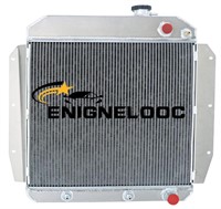 Enignelooc 4 Row Core Aluminum Radiator for 1955-1