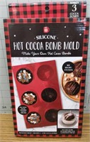 Silicone hot cocoa bomb mold