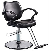 K-Concept KC-ASC01 Salon Chair, Black - UNUSED