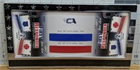 First responder customizable license plate frame