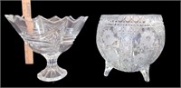 Mid-Cent. Crystal Bowls