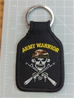Embroidered keychain army warrior