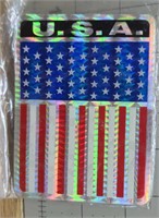 USA holographic sticker