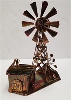 Metal Windmill Music Box