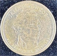 2008-D James Monroe Dollar Coin