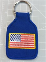 Embroidered keychain American flag