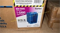 Carlon 1-Gang 20 cu. In. Electrical Outlet Box