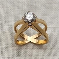 14K Gold Ring w/ 2 Carat Diamond