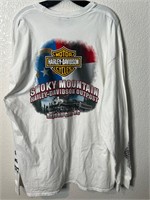 Harley Davidson Shirt L/S Smoky Mountains Trains