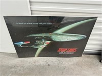 Star Trek USS Enterprise NCC-1701-D Poster SEALED