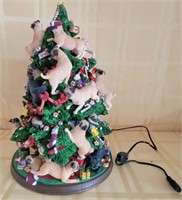 F - DANBURY MINT PUG CHRISTMAS TREE (G67)