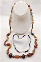 Jade Amethyst Etc Gemstone Necklaces