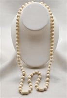Ivory Bead 32" Necklace