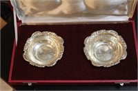 Pair of Silver Saucer