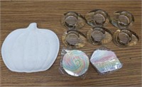 Lot of Tea Light Holders and Note Pads