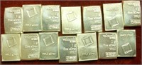 14 .999 Fine 1gram Silver Bars