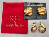 Kenneth J Lane & Trifari Earrings