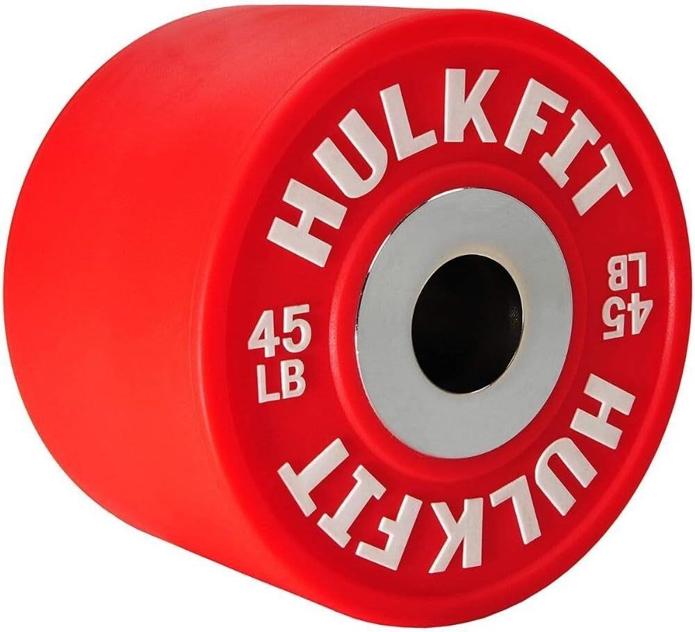 HulkFit Color Coded 2-Inch Dumbbell Bumper Plate w