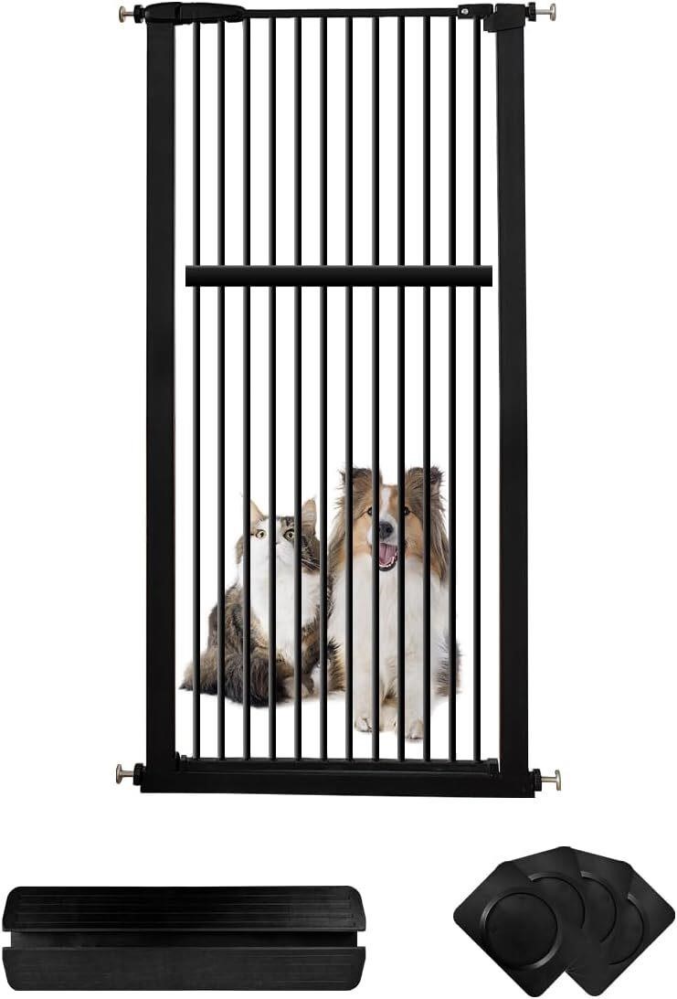 Extra Tall Pet Gate 55.12 High Pressure Mounted 30