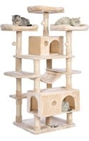 BEWISHOME Large Cat Tree for Indoor Cats Cat Tower