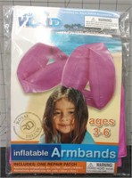 Inflatable Arm Bands - Ages 3-6 - Pink