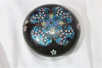 An Antique Japanese Cloisonne Round Box