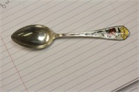 Enamel Sterling Souvenir Spoon
