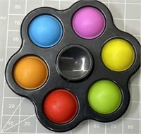 Multi colored fidget spinner