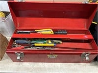 Red Tool Box With Misc Tools