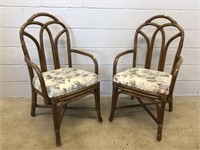 2 Rattan Side Chairs