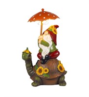 Large Outdoor Gnome Statue Sculptures with Solar