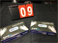 Powder free disposable vinyl gloves - 2 boxes XL