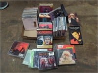box of mixed cds