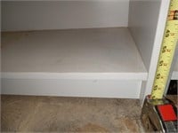 Grey double sided shelves.. 2 sides to shelf 28in