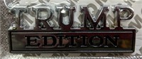 Trump edition car emblem self stick