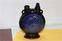 A Ceramic Cobalt Blue Vessel