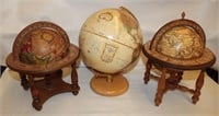 3 Globes: 1 is a Reploge 9"