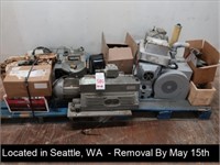 LOT, MISC MOTORS ON THESE PALLETS (CONDITION