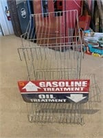 Vintage Gasoline/Oil Treatment Display Rack