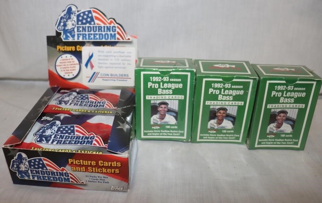 Collectible Pro Bass & Freedom Trading Cards: