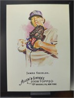 James Shields Allen and Ginter's 2008 Topps